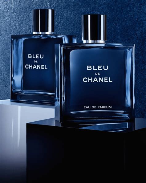 blue and Chanel perfume